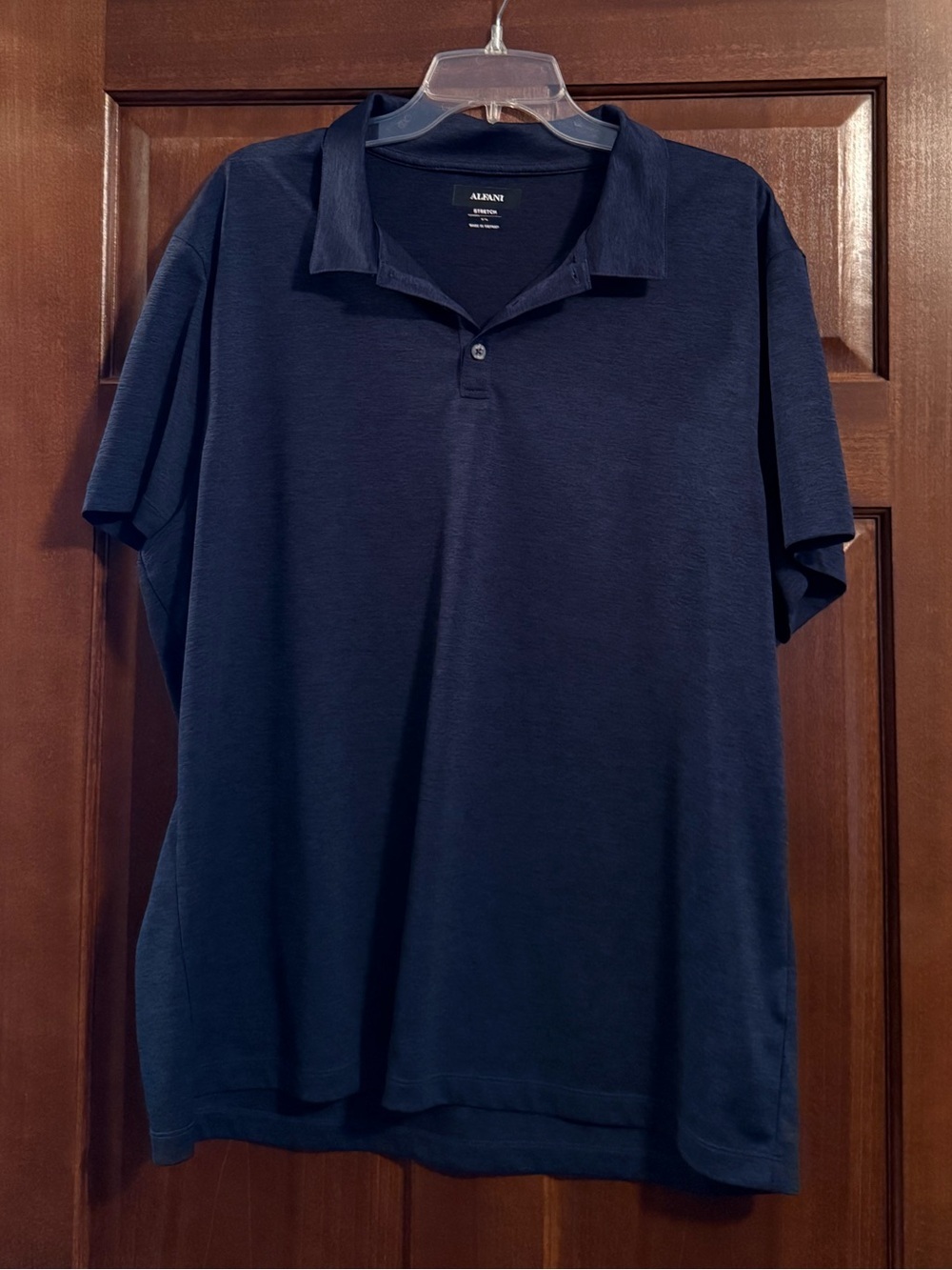 Alfani Men's Dark Navy Short-Sleeve Polo